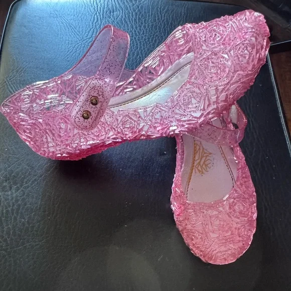 Sparkly Pink girl jelly Shoes - Picture 7 of 9